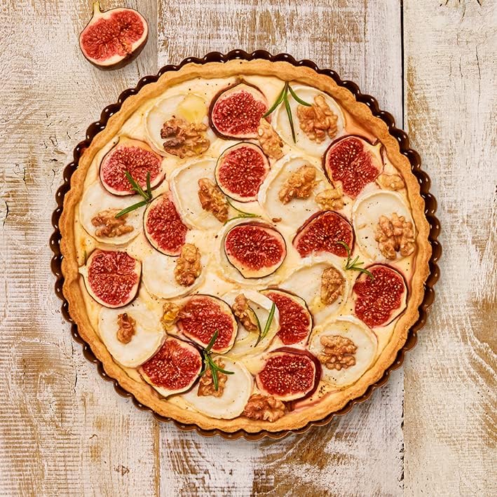 Perforierte Quiche- und Tarteform mit Hebeboden, 30 cm
