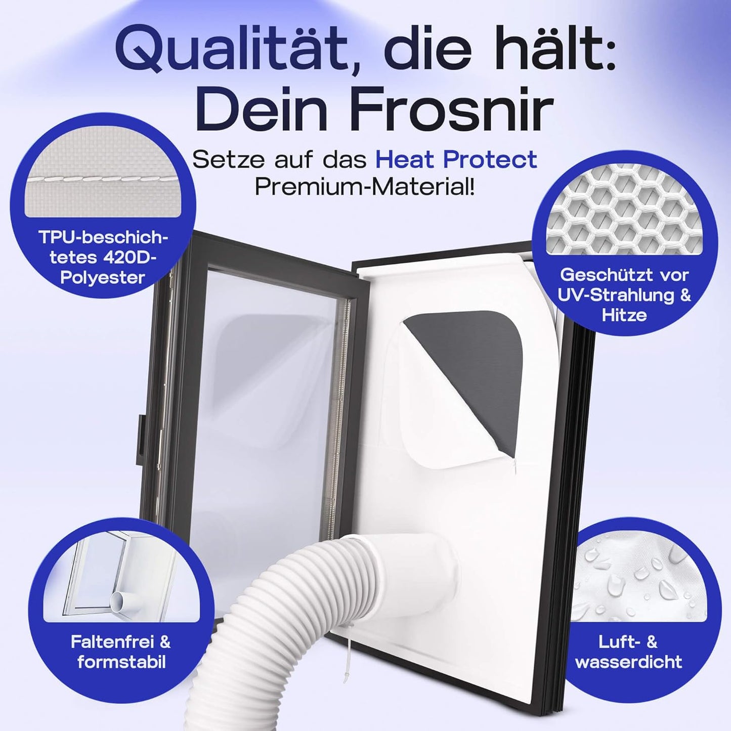 Fensterabdichtung für mobile Klimageräte (L3), L3