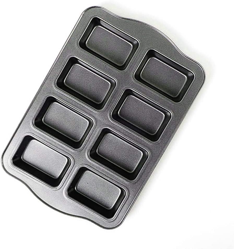 Kastenform für 8 Mini-Kuchen, 1 Set