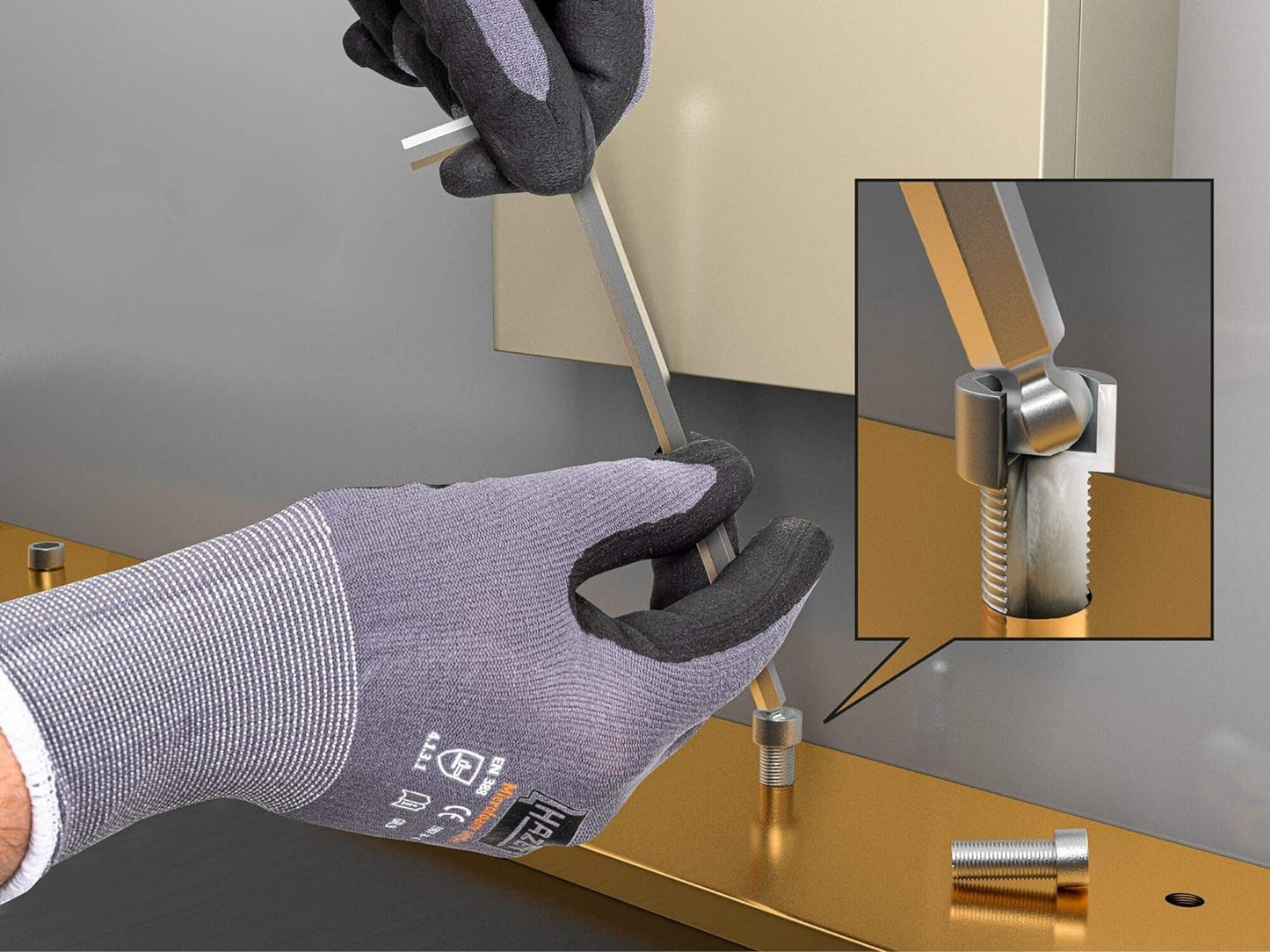 Winkelschraubendreher Satz 2105LG/9H, Standard-Ausführung