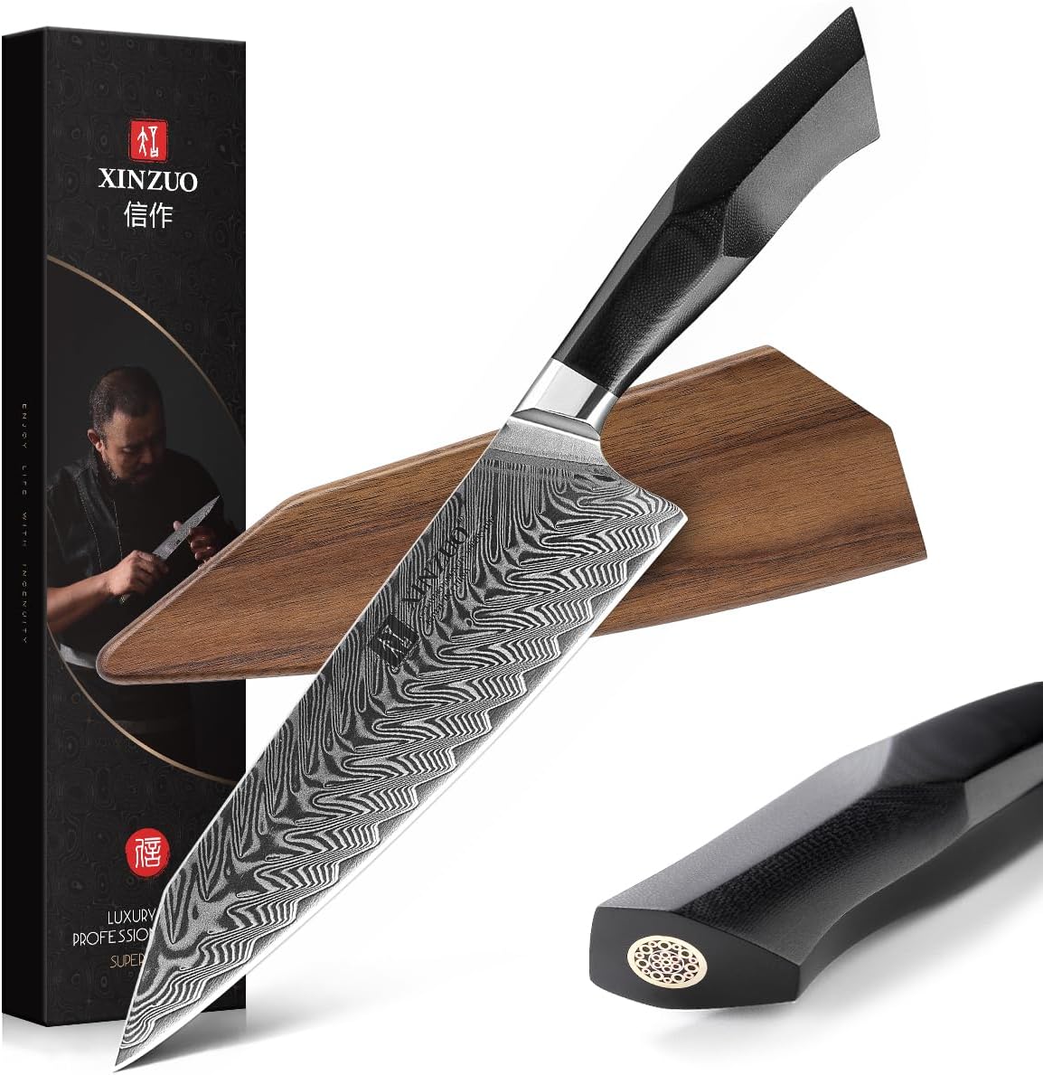 Kiritsuke Kochmesser, Kochmesser+magnetscheide