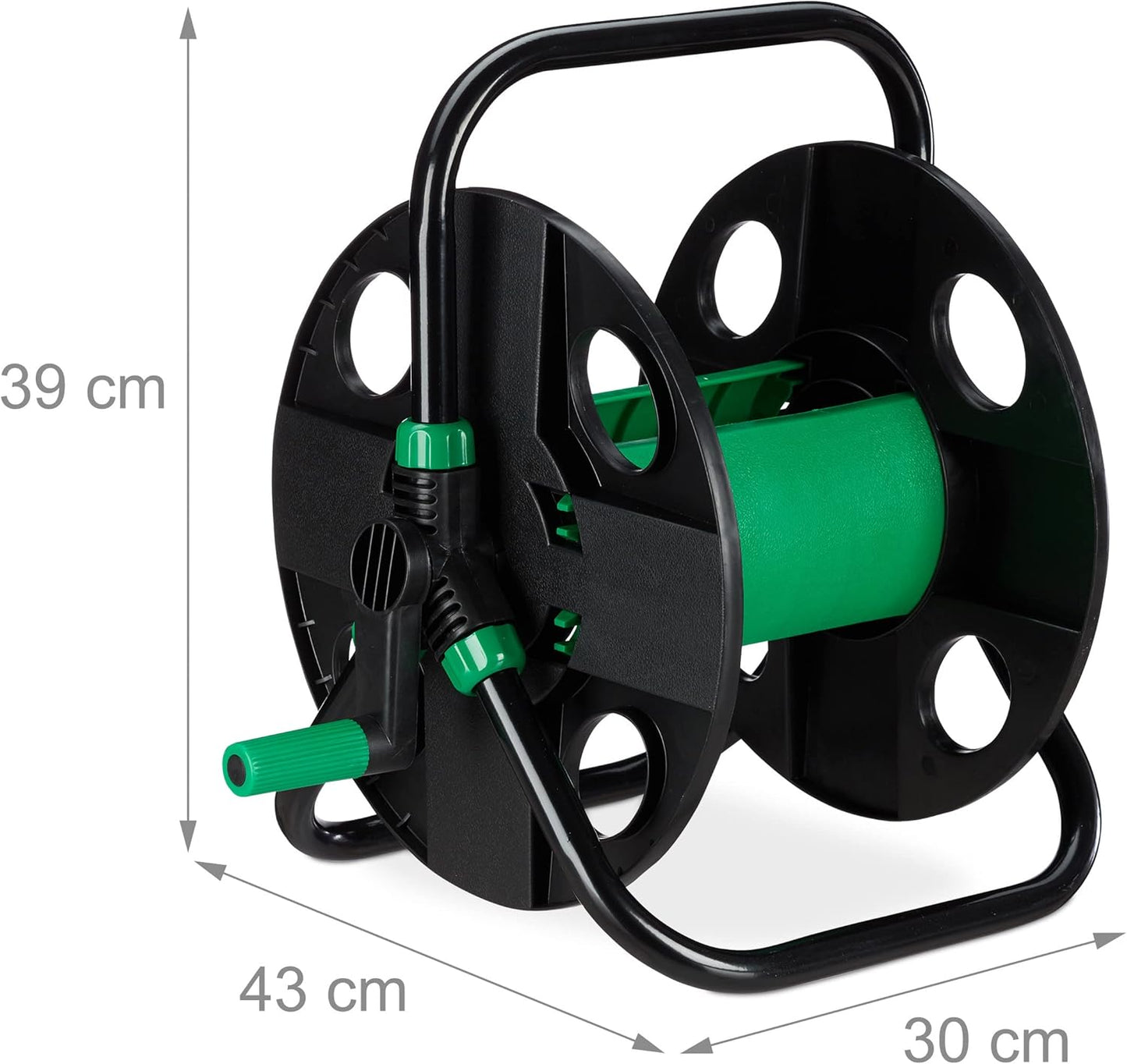 Schlauchtrommel für 30 m Gartenschlauch, Single