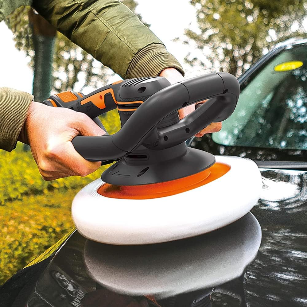 Akku Polierer WX856, Mit 1 Akku und Ladegerät