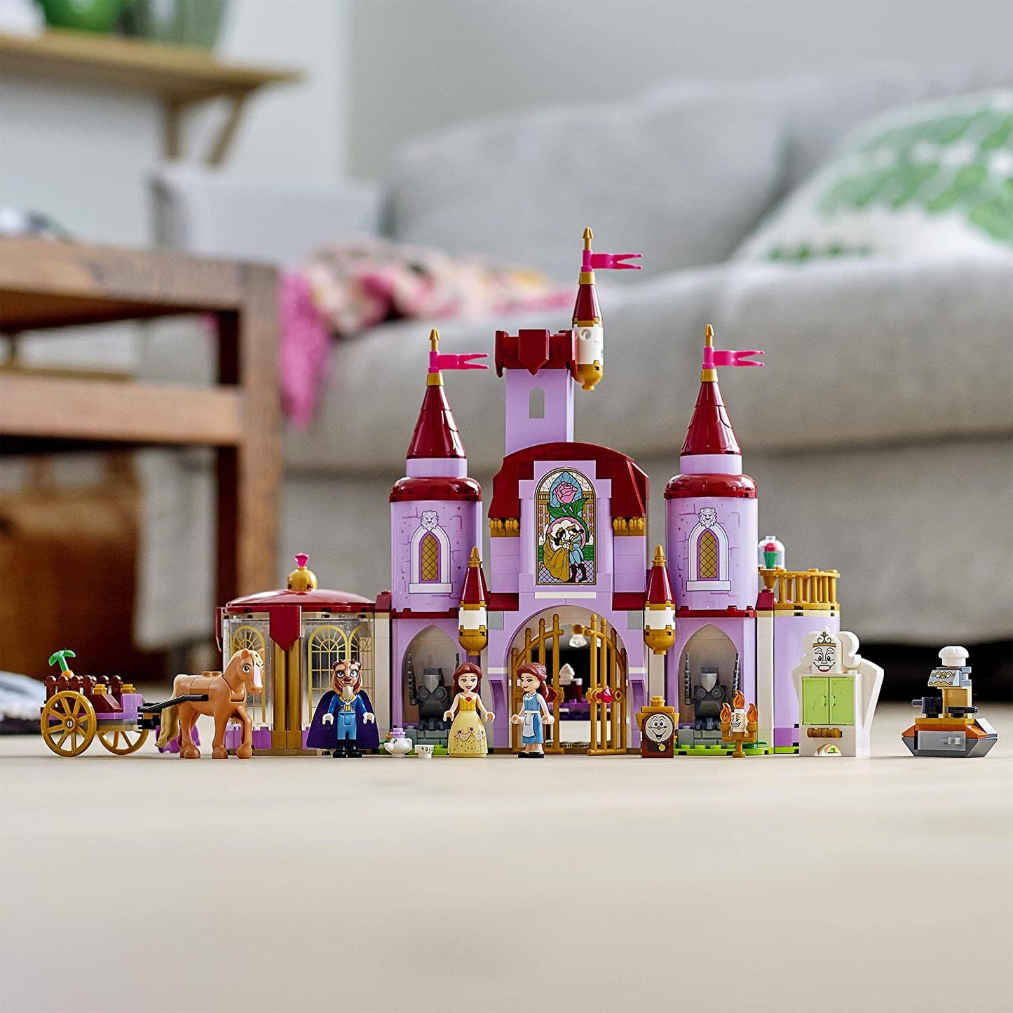 43196 Disney Princess Belles Schloss, Konstruktionsspielzeug, Standard Verpackung Single