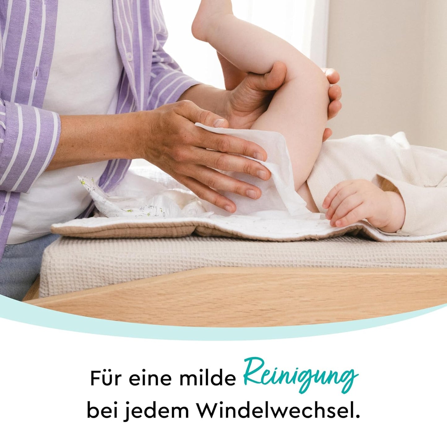 Baby-Feuchttücher, plastikfrei & parfümfrei (600 Stück), 60 stück (10er Pack)