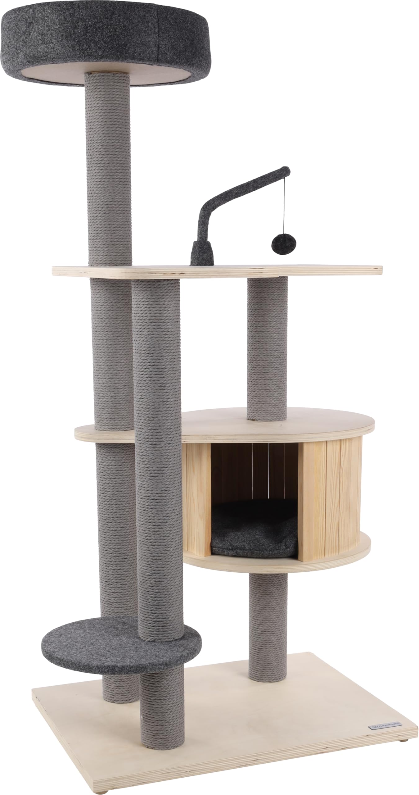 Kandis, Kandis – Grau & Beige – 137 cm