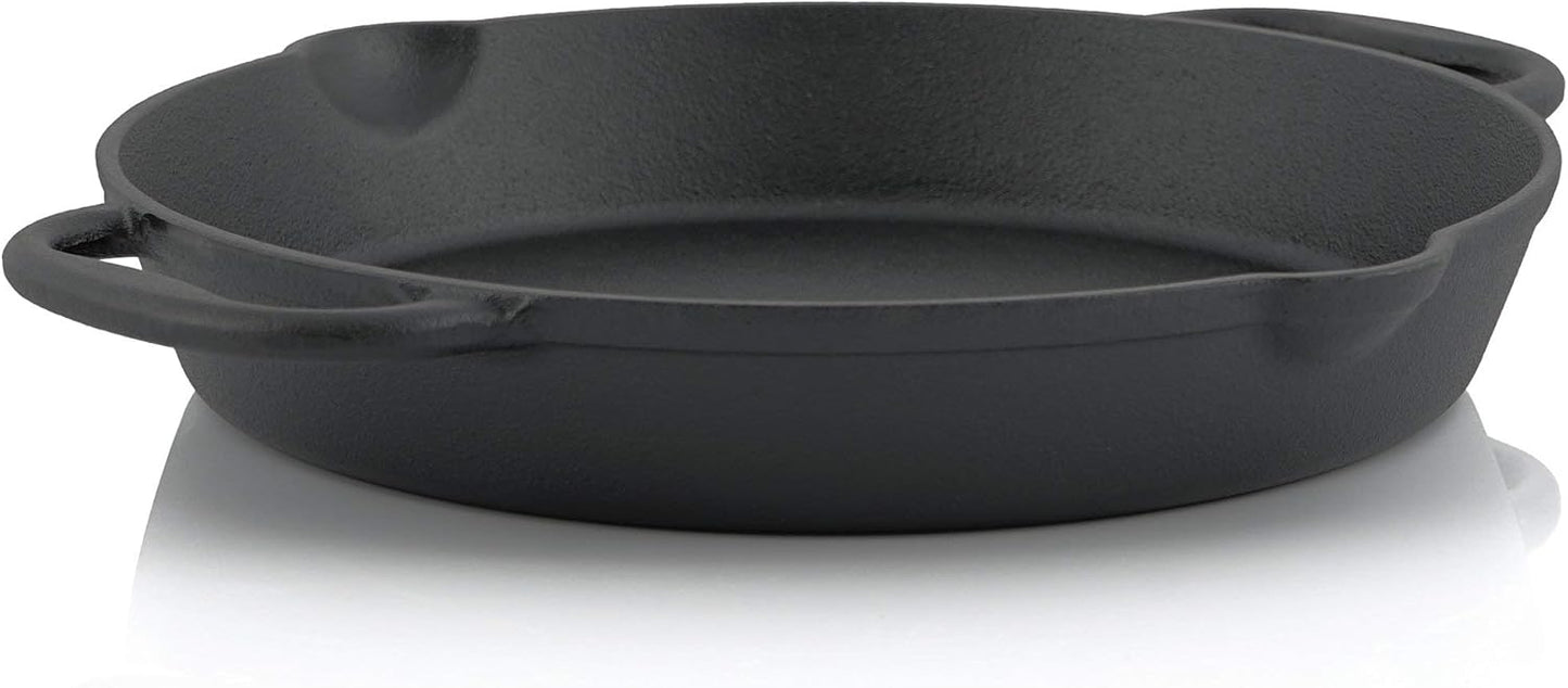 Grillpfanne mit Ausgiesser aus Gusseisen, Ø 25 cm