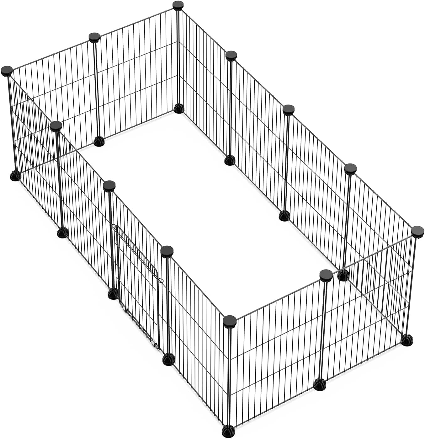 12-teiliges Kaninchengehege Kit mit Tür, 30x38 12pcs