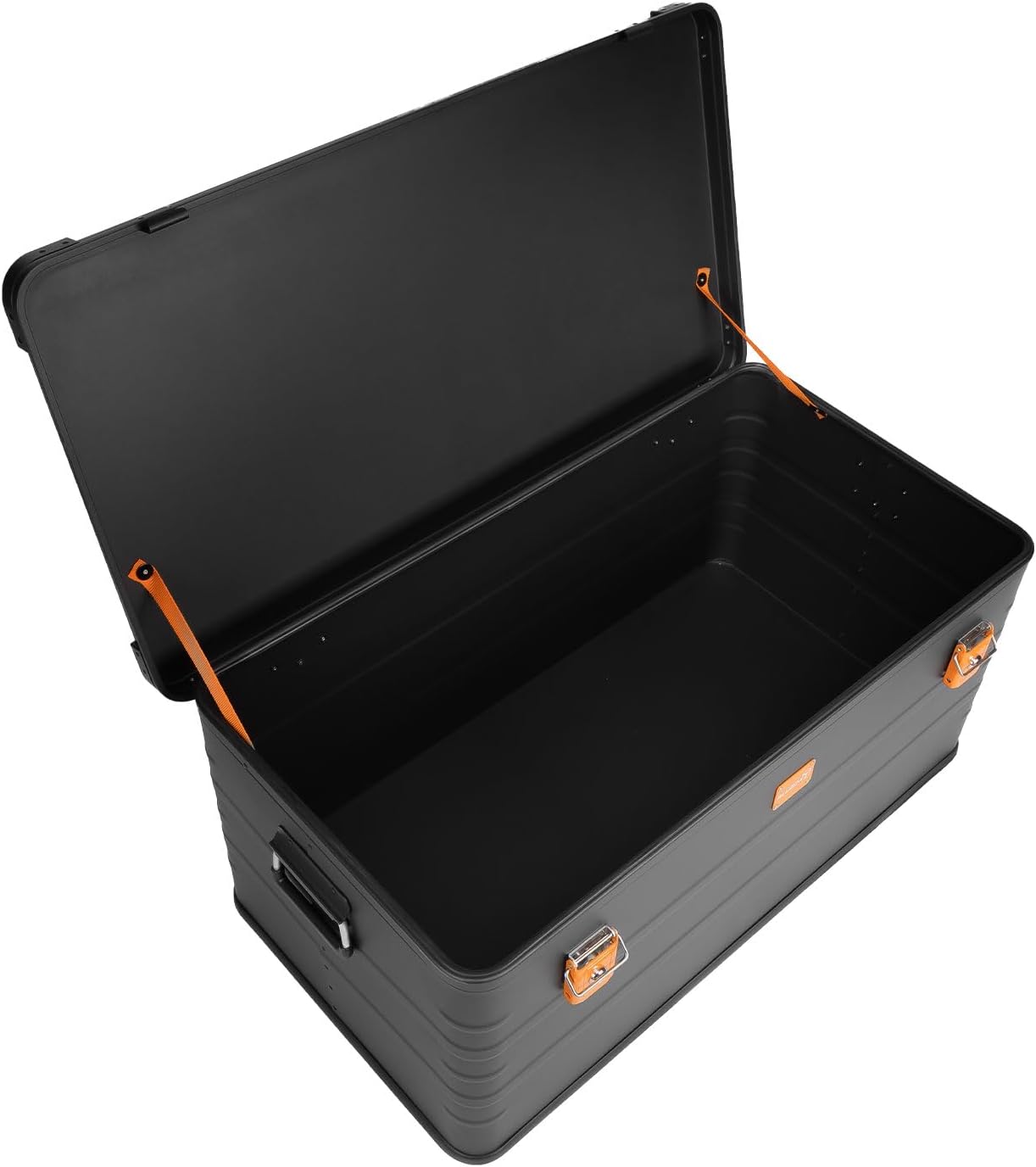 Abschliessbare Lagerbox E141B mit Stapelecken, 141 Liter BLACK