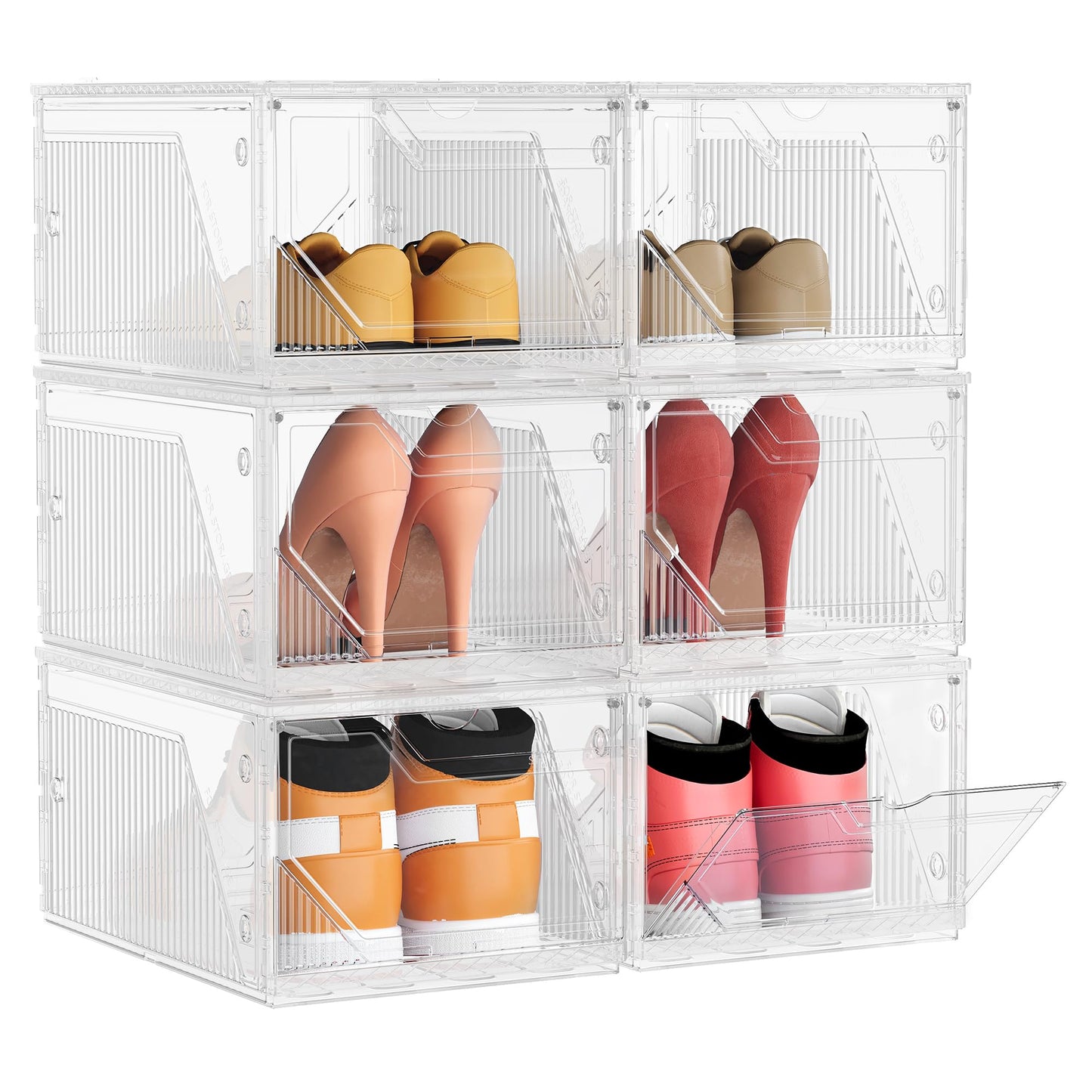6er-Set Schuhboxen, 6er Set