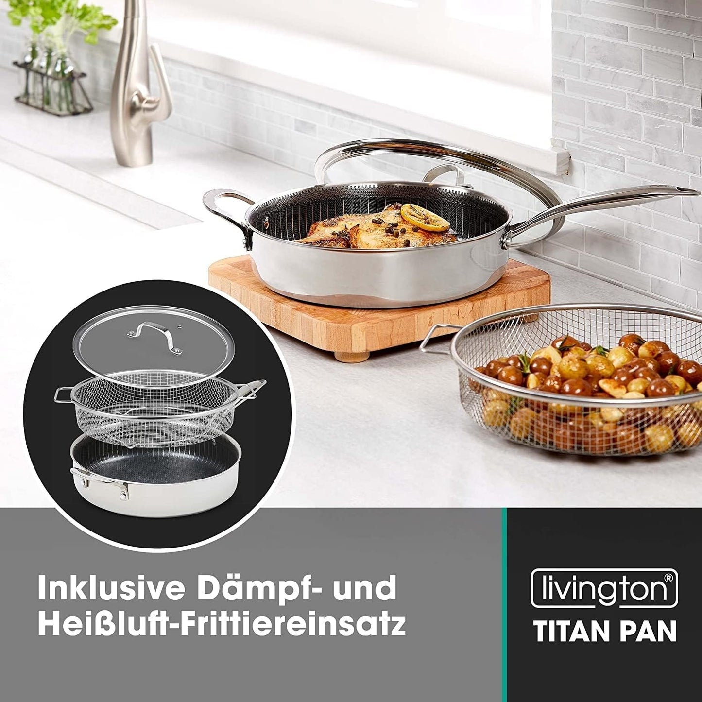 Titan Pan Hochrandpfanne 28 cm, M29256