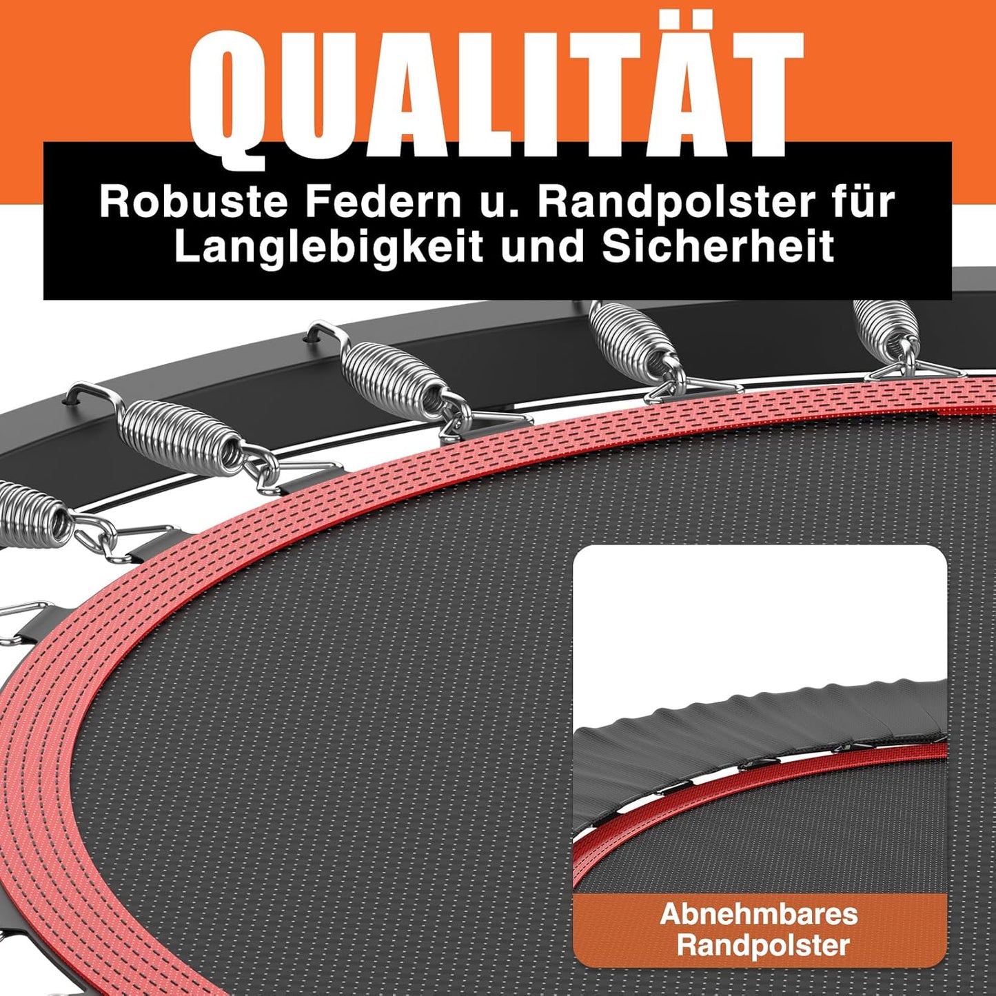 Fitness Indoor Trampolin klappbar mit Handgriff