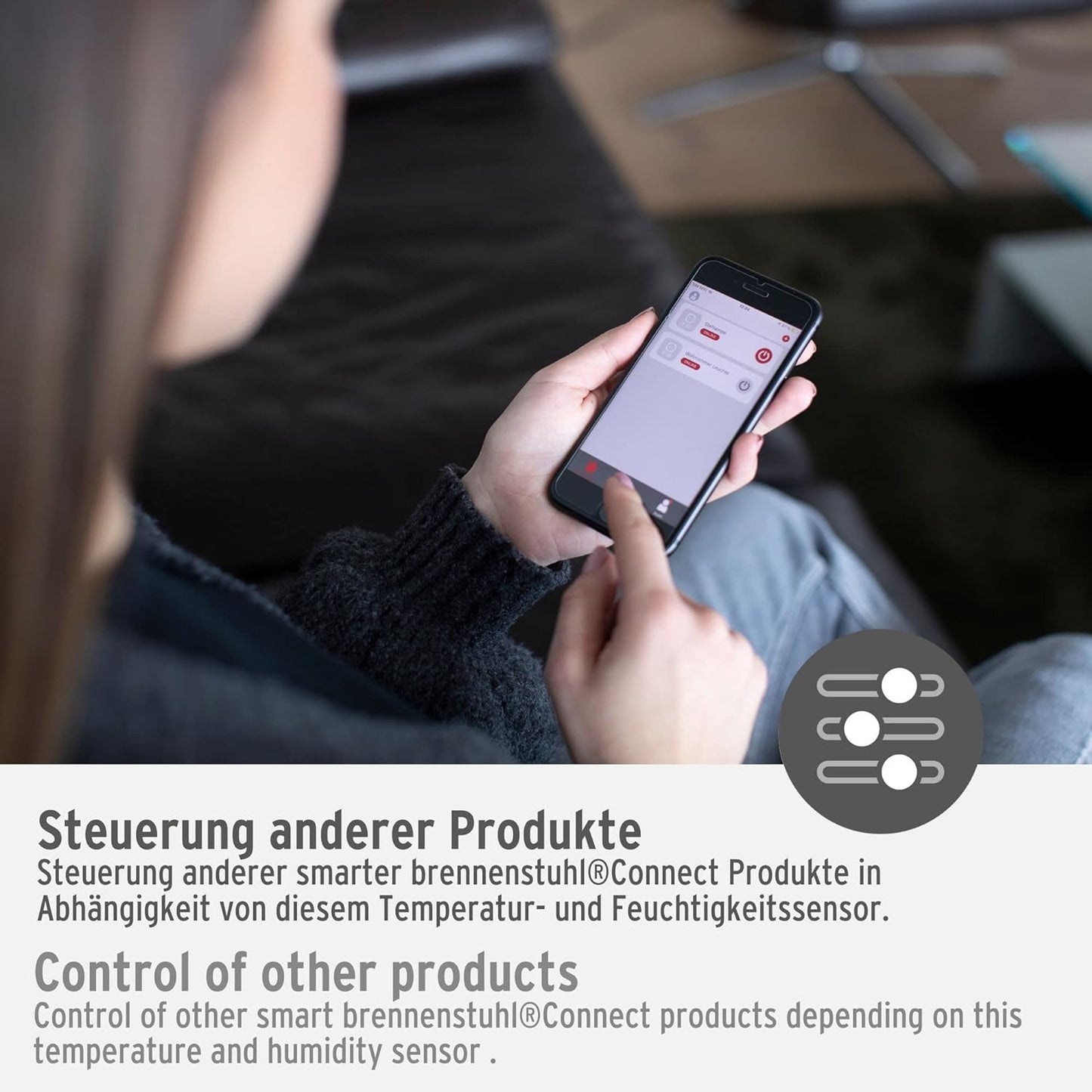 Connect Zigbee TFS CZ 01, Temperatur- und Feuchtigkeitssensor