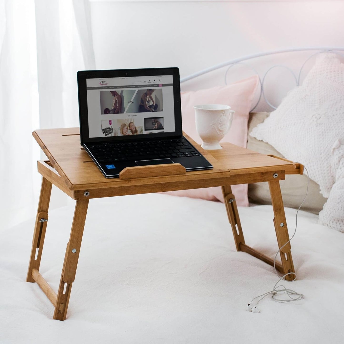 Laptoptisch, 55x35cm mit Schublade | Nr. 401653