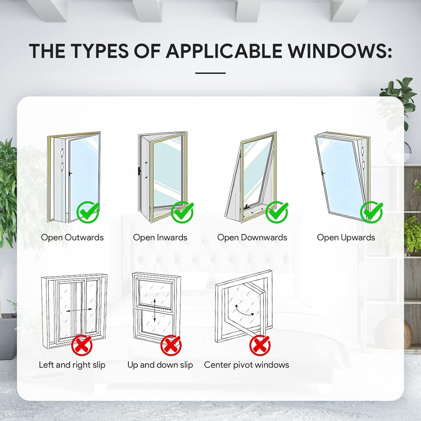 Fensterabdichtung für mobile Klimageräte (400 cm), 400CM