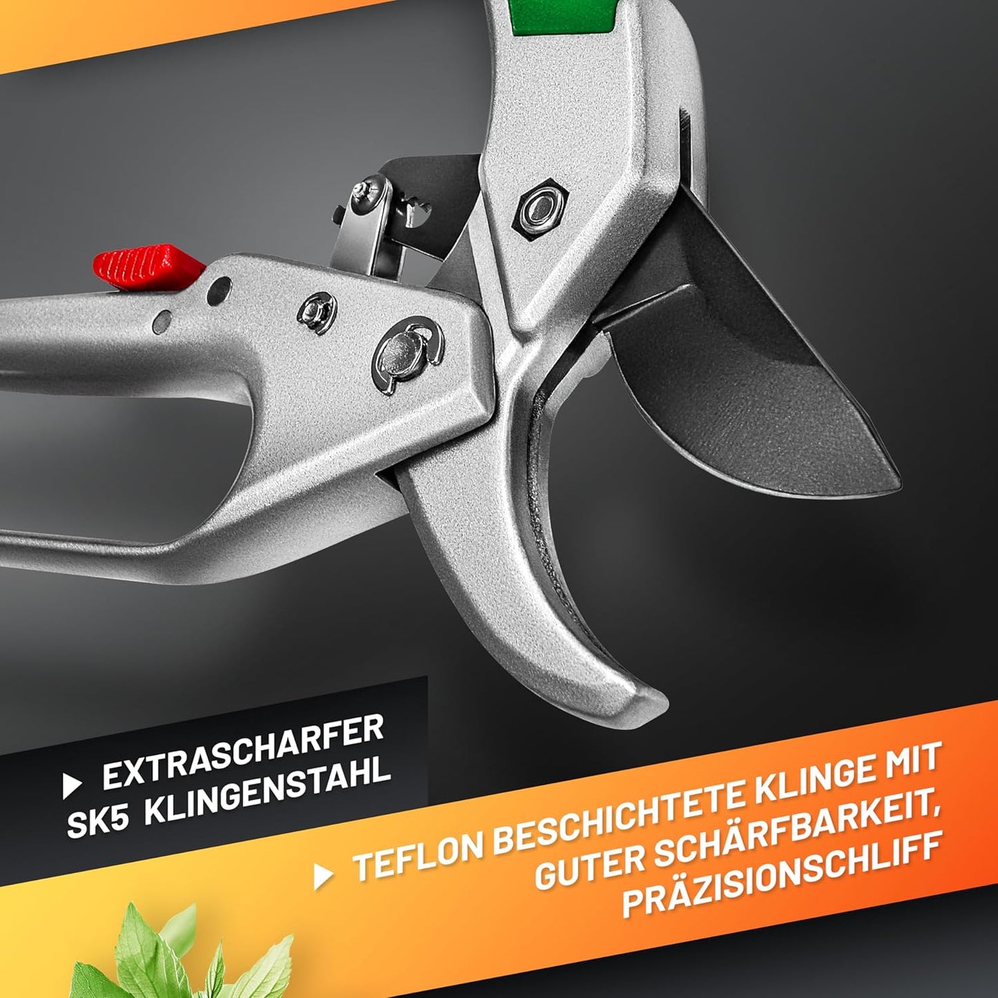 Kondor Astschere mit Ratschenmechanismus