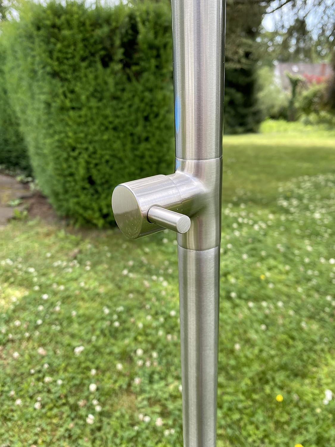Gartendusche aus Edelstahl