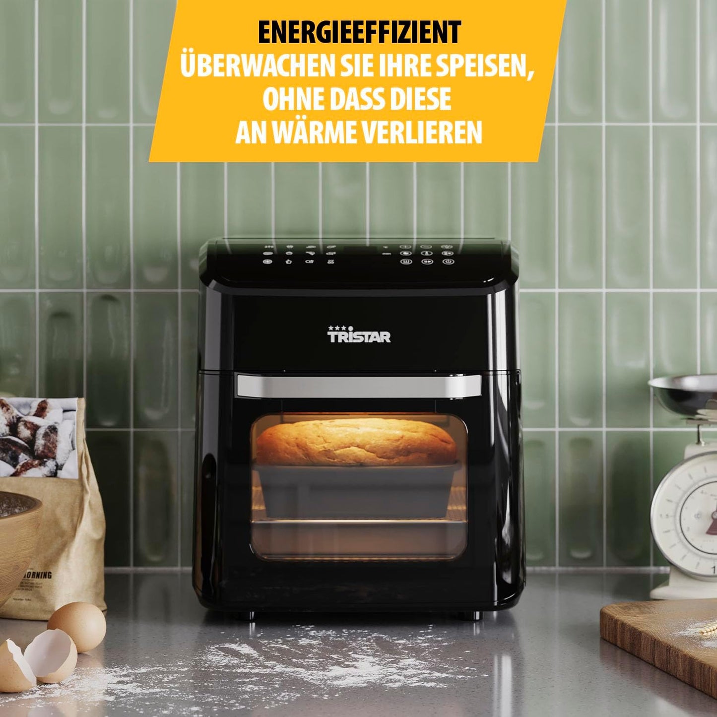 2-in-1 Mini-Backofen & Heissluftfritteuse FR-9065, Heissluftfritteuse und Ofen 12L