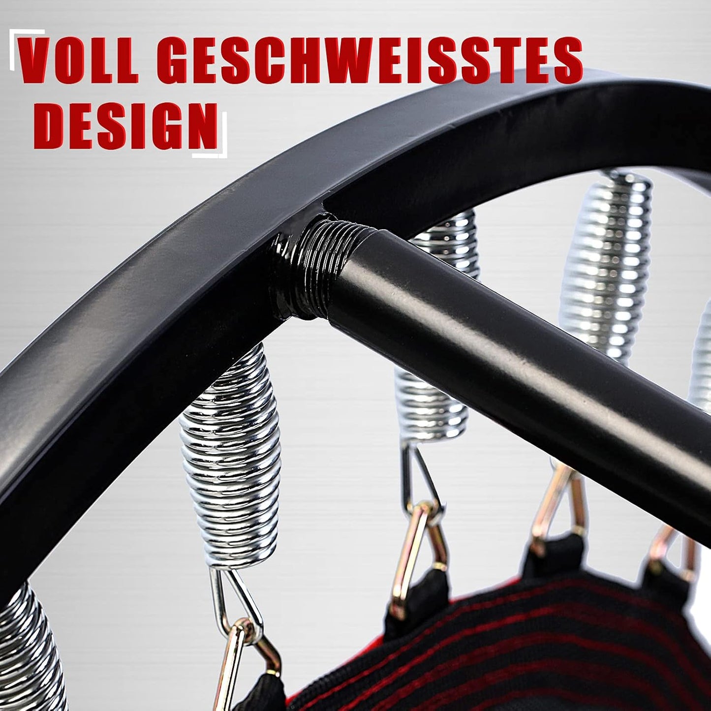 Faltbares Mini Fitness Trampolin mit Griff, 101,6 cm Violett