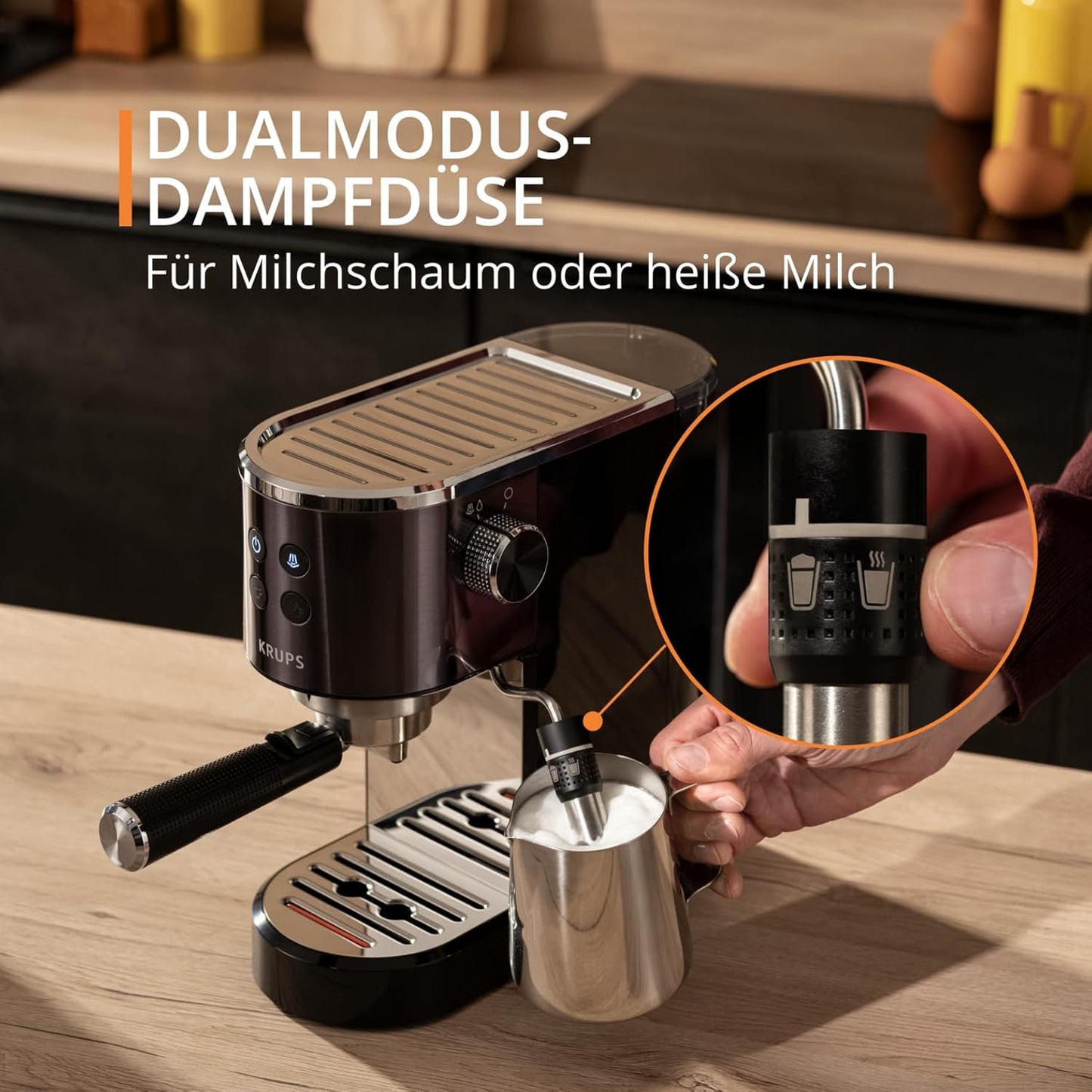 Virtuoso+ Espresso-Siebträgermaschine