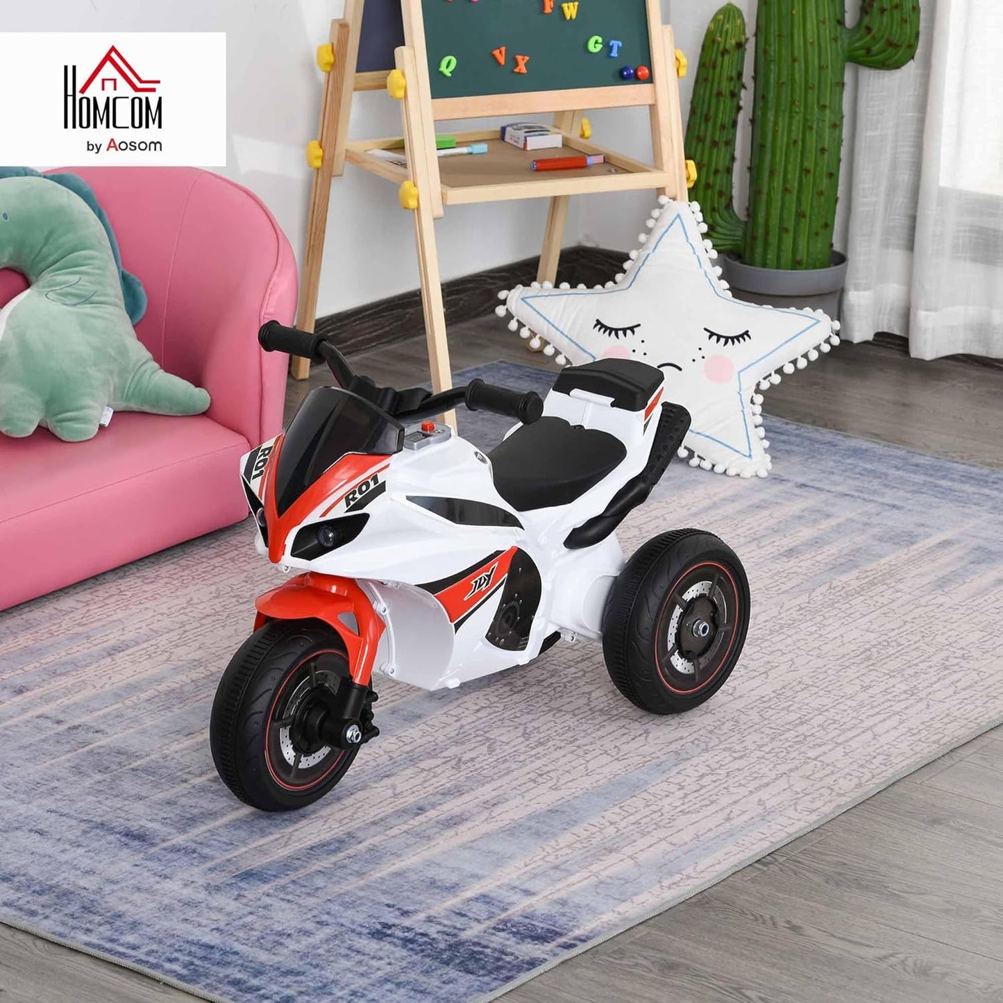 Motorrad-Rutschauto mit Musik und Scheinwerfer