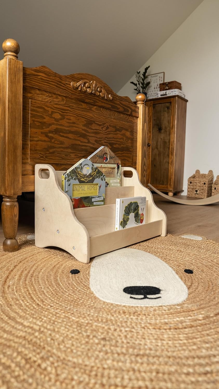 Bücherregal für Kinderzimmer, Natürliche