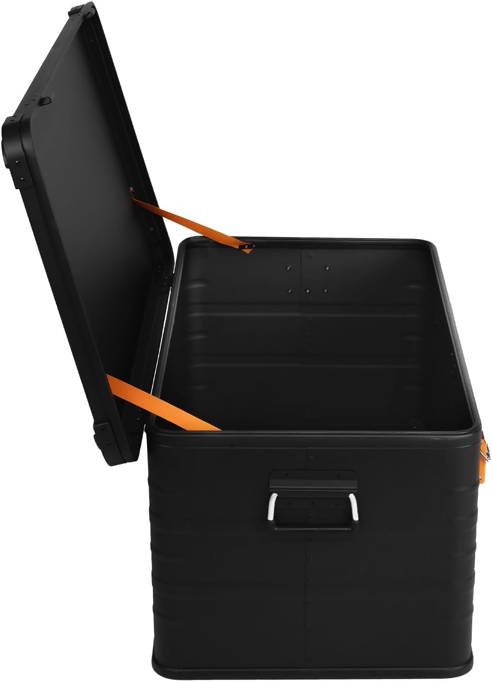Abschliessbare Lagerbox E141B mit Stapelecken, 141 Liter BLACK