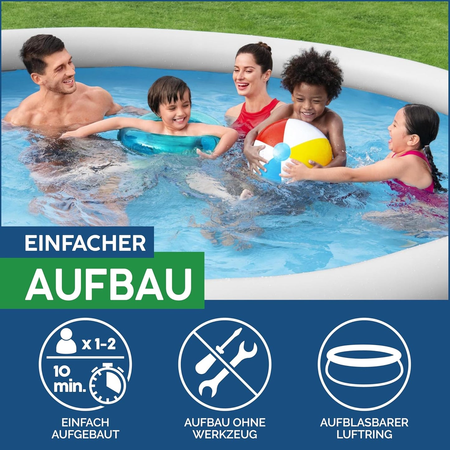 Fast Set Pool-Set mit Filterpumpe