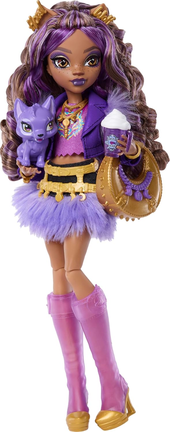 Clawdeen Puppe, Violett