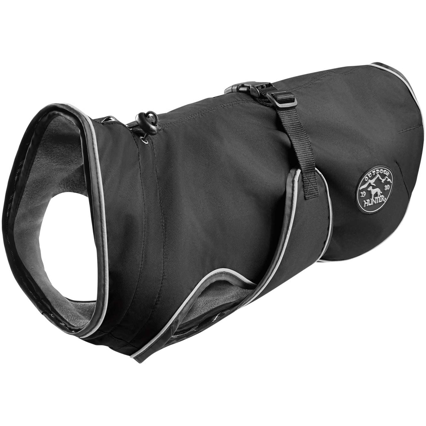 Hundemantel UPPSALA 2-in-1 mit Innenfutter, schwarz 50