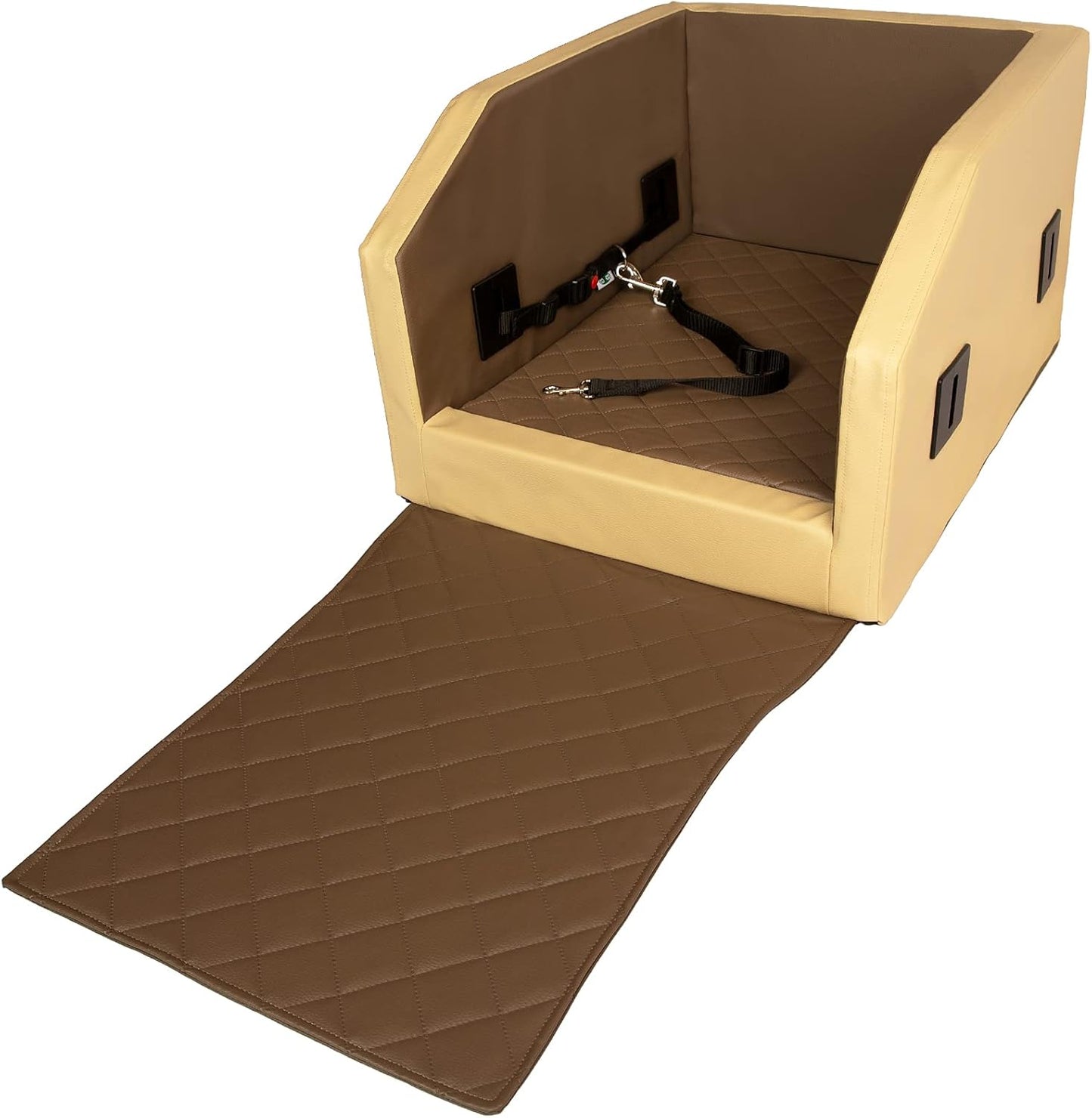 Hundeautositz, 55 x 55 x 38 cm Mocca