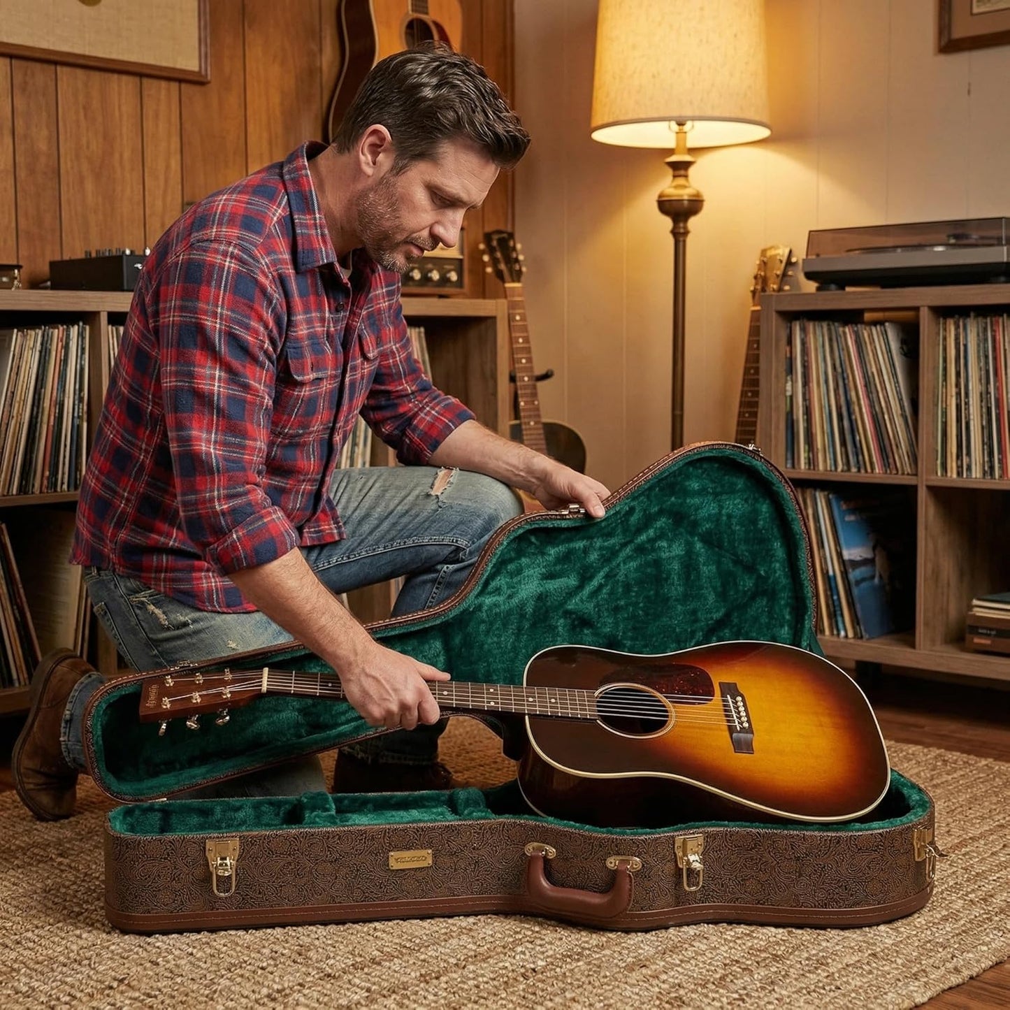 Etui für Akustikgitarren