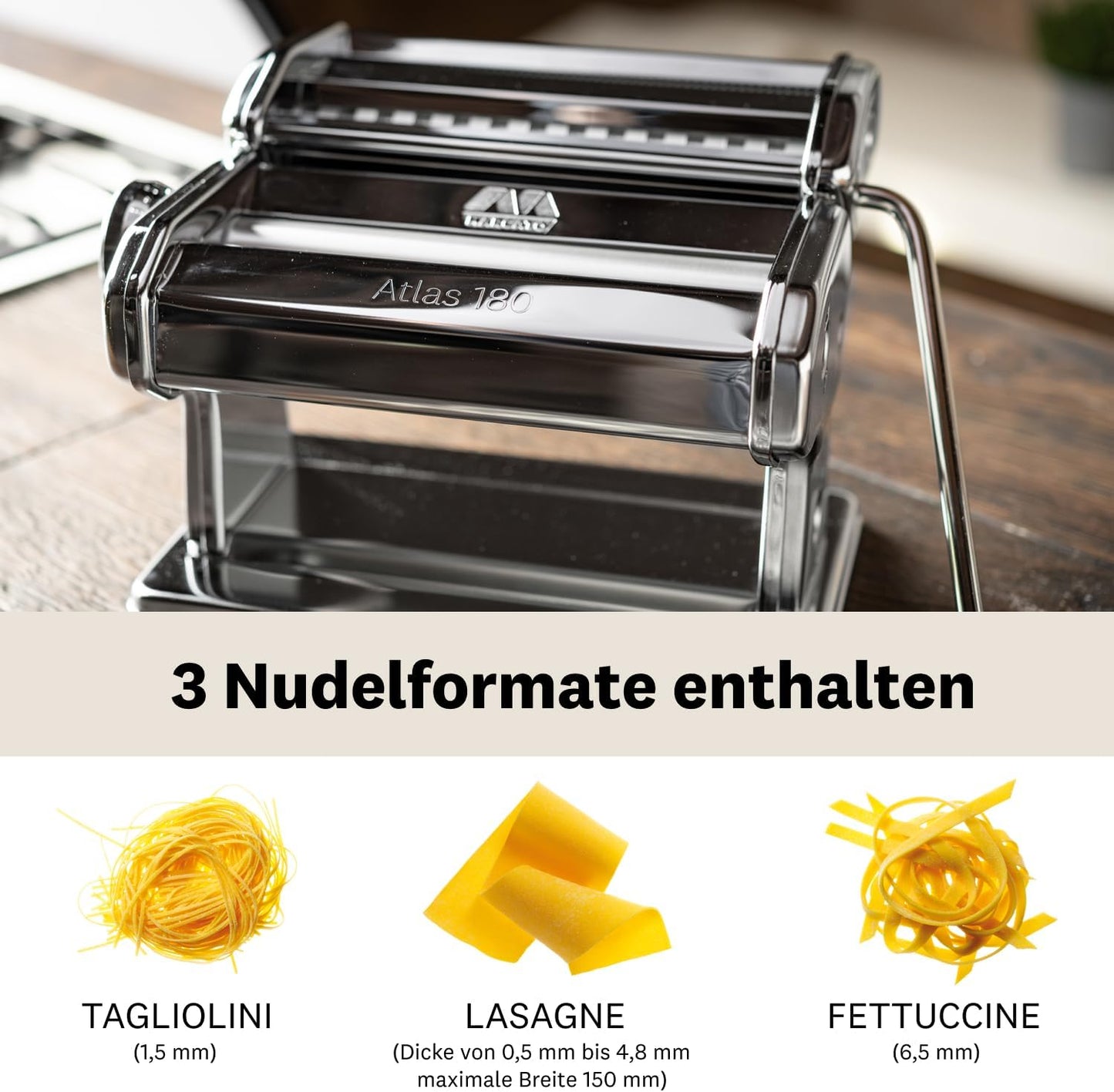 Nudelmaschine Atlas 180, Atlas 180 Nudelmaschine