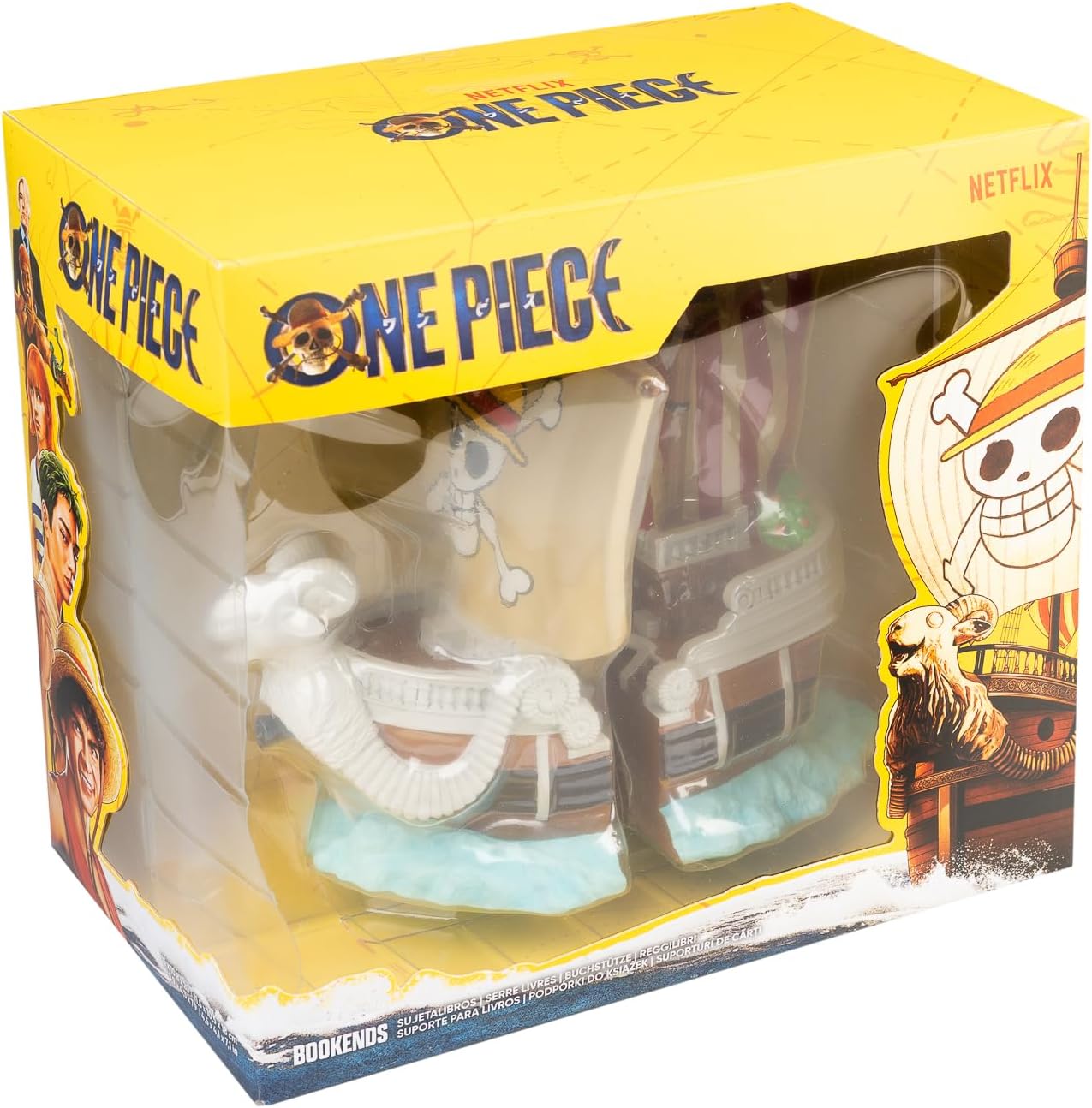 Buchstütze One Piece Schiff