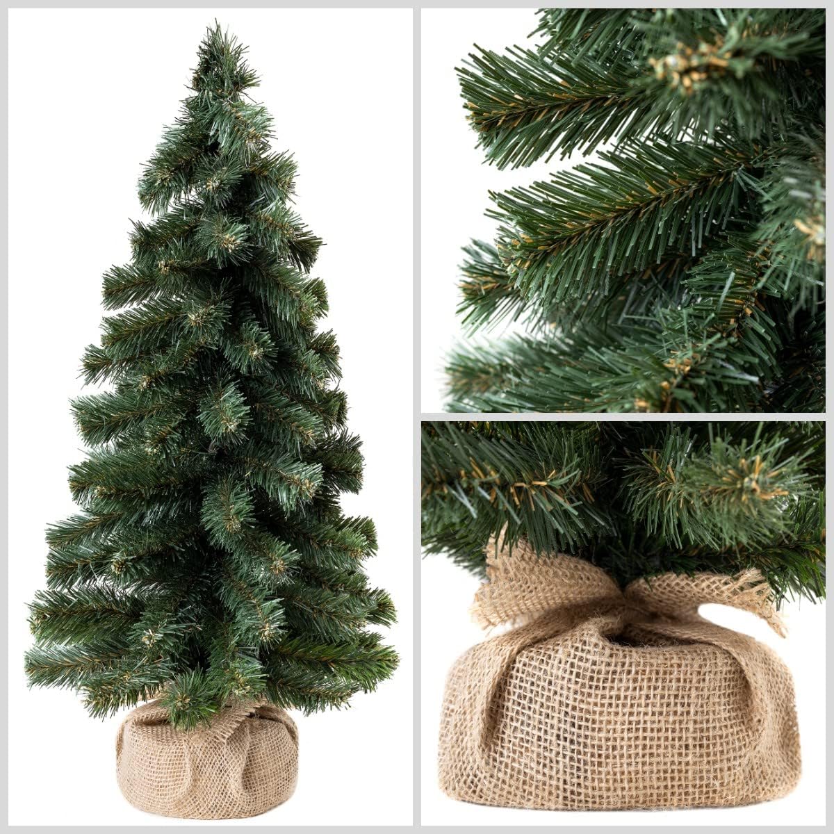 Kleiner künstlicher Weihnachtsbaum, 50 cm, Natural