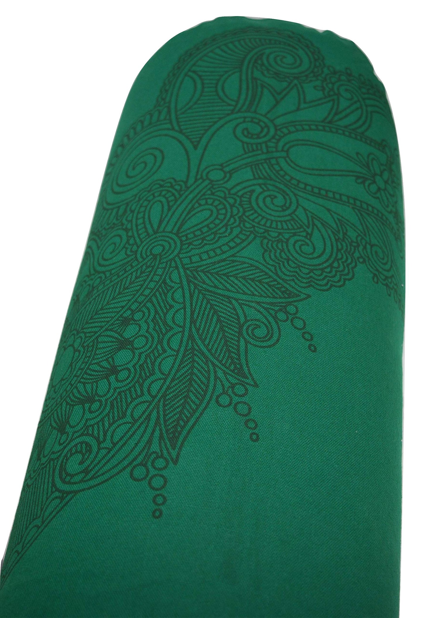Yoga-Bolster mit Buchweizenschalen-Füllung, Grun Mandala