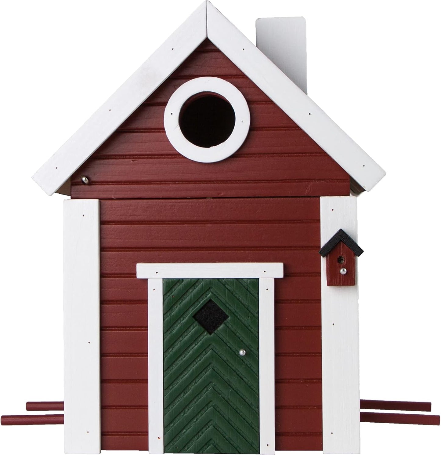 Vogelfutterhaus und Nistkasten aus Holz