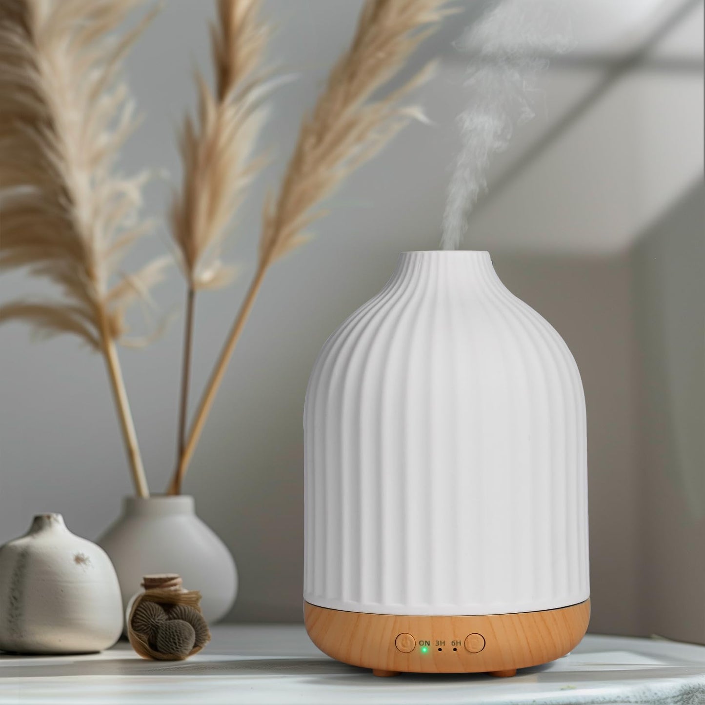 Aroma Diffuser mit Timer, Weiß 250ml