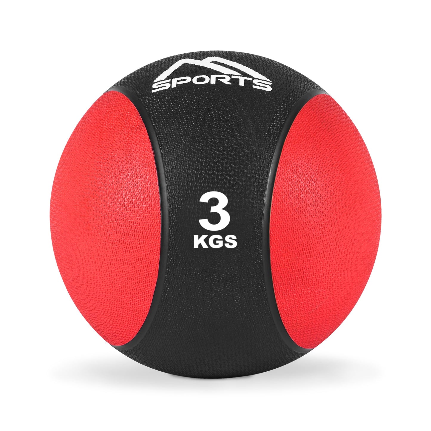 Medizinball, 3 kg - Rot
