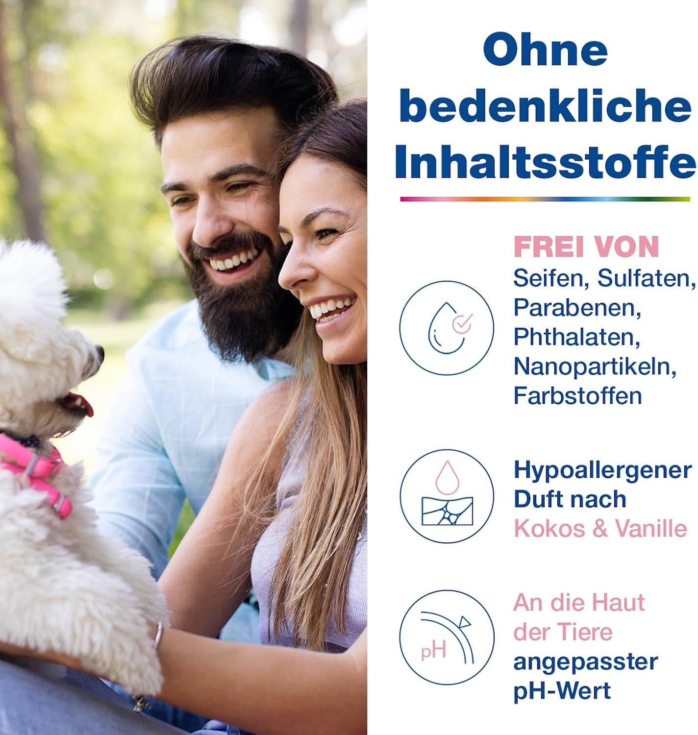 Hautberuhigendes Shampoo für juckende, gereizte und empfindliche Tierhaut, Shampoo