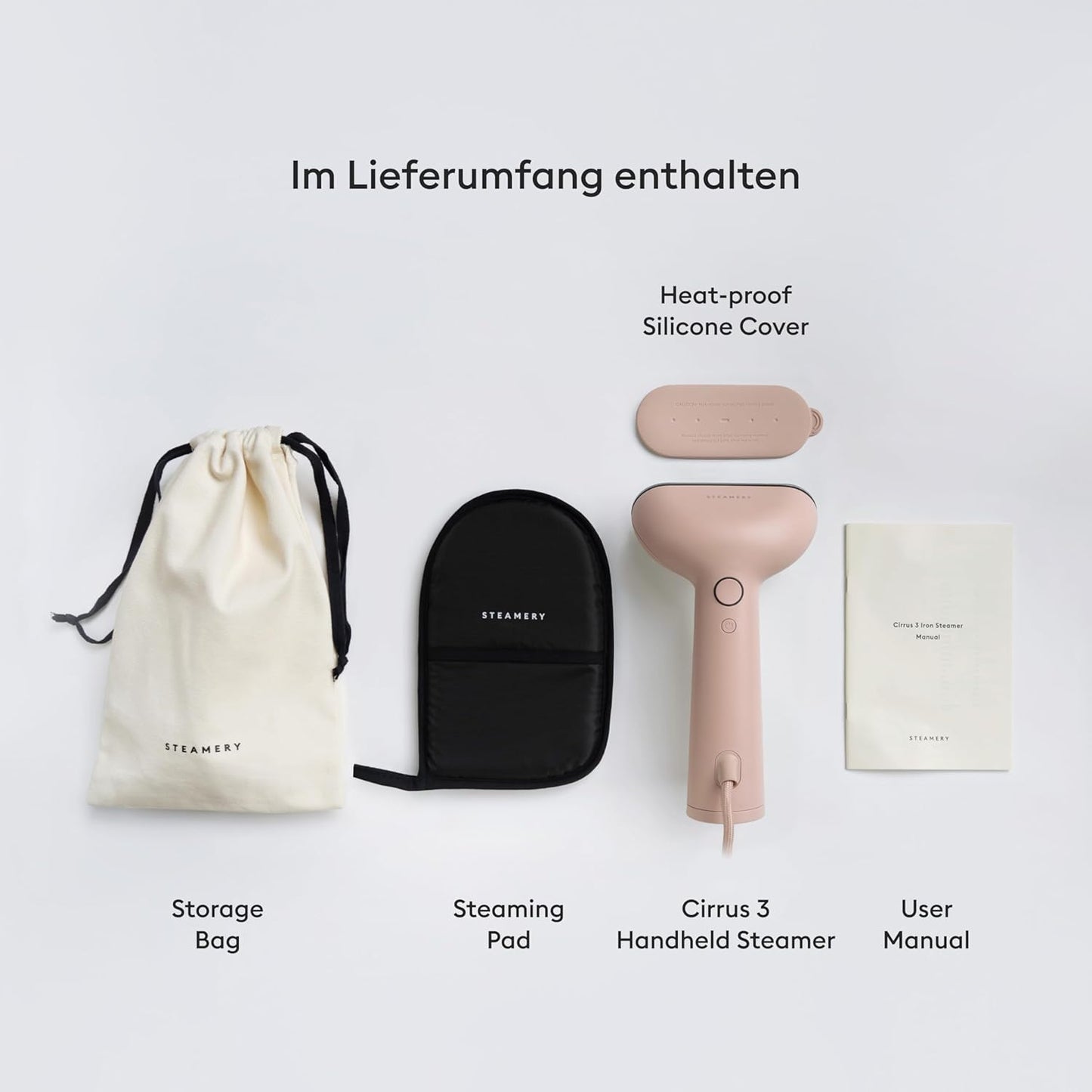 Dampfglätter Cirrus 3 mit beheizter Bügelplatte