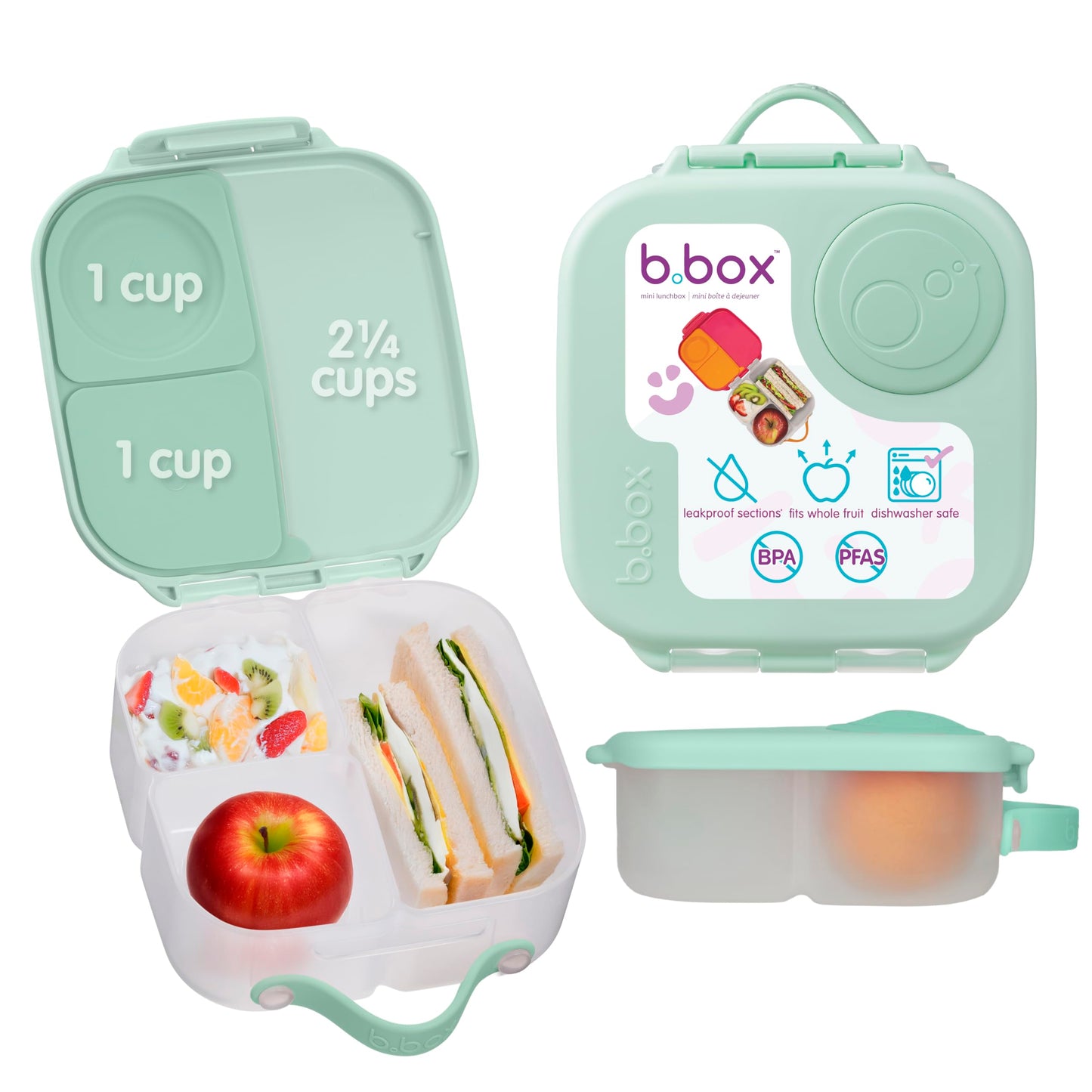Mini Bento-Brotdose, Spearmint