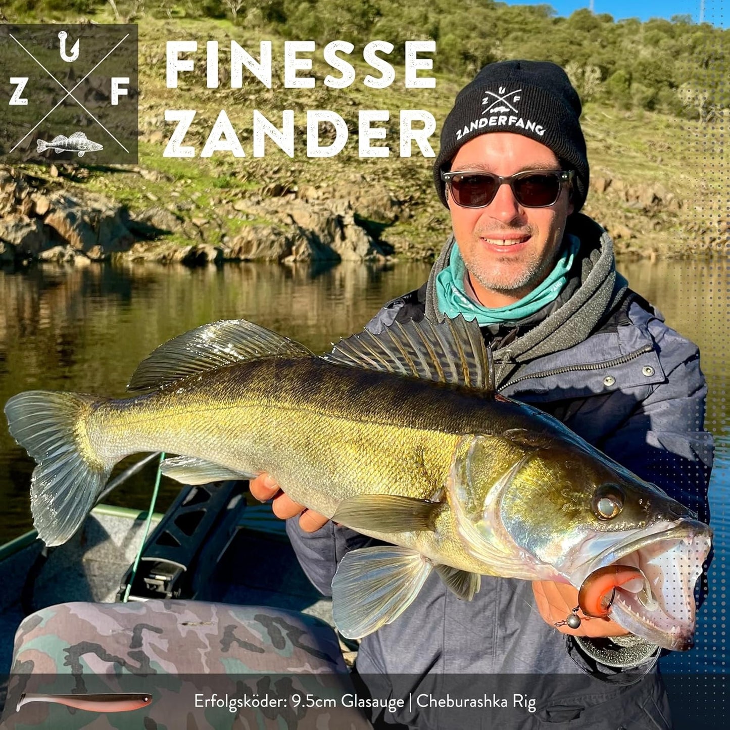 Finesse Angelset für Zander & Barsch