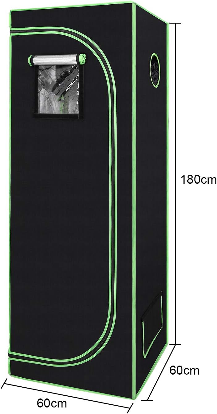 Grow Zelt für Pflanzenzucht, 60X60X180CM