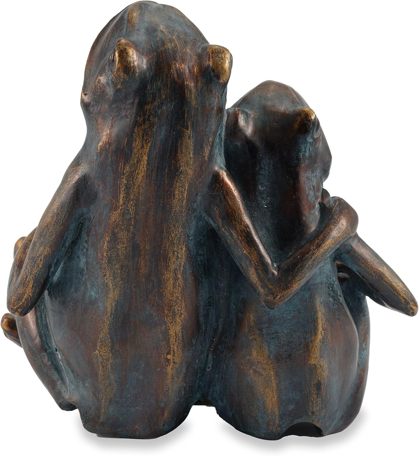 Wasserspeier-Figur Froschpaar für Teich und Garten