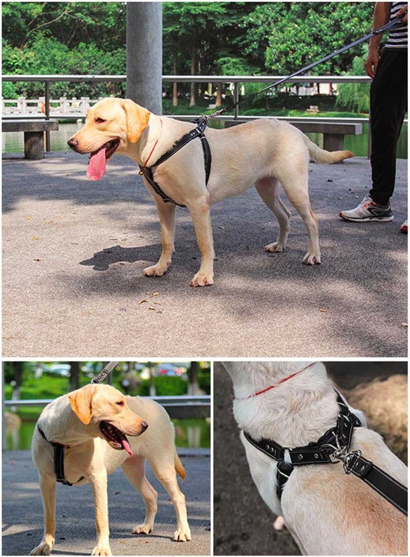 Verstellbares Hundegeschirr, S-Brust 34-58cm braun