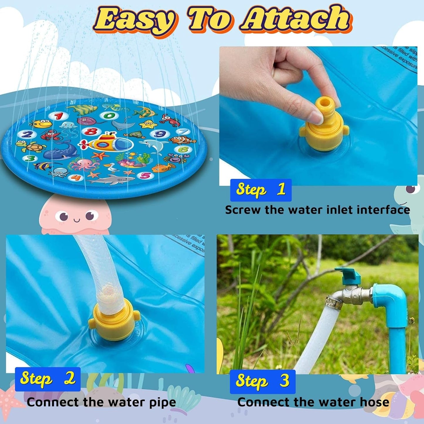 Sommer Sprinkler Wasserspielmatte