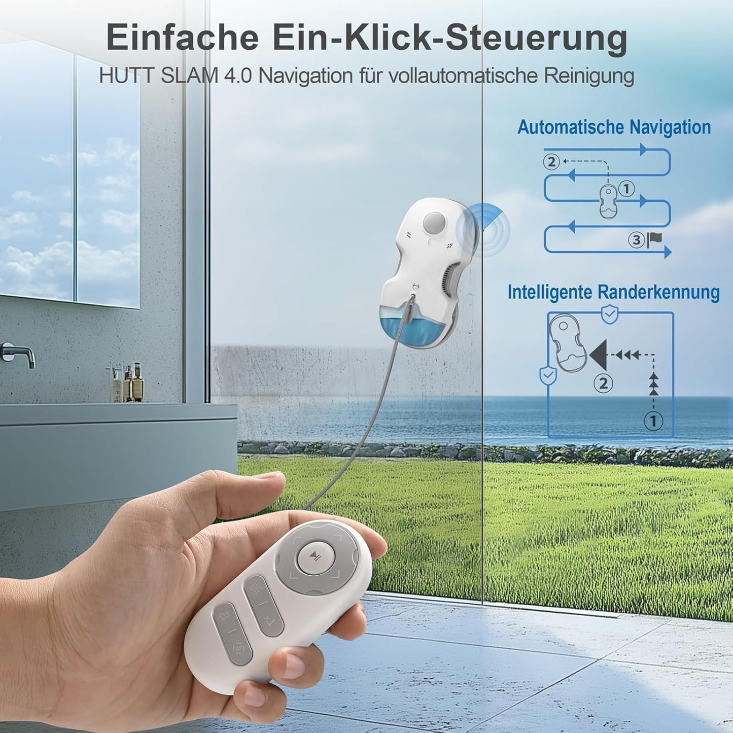 Fensterputzroboter S7, S7 Weiß