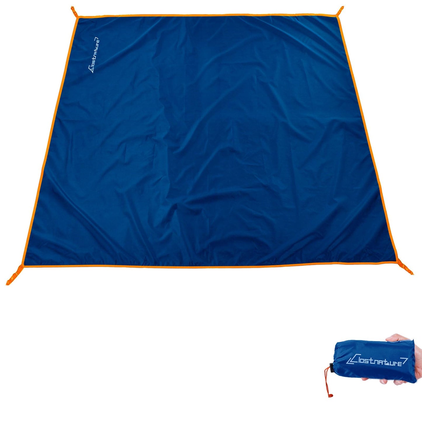 Wasserdichte Zeltunterlage, Blau 220 × 150 CM
