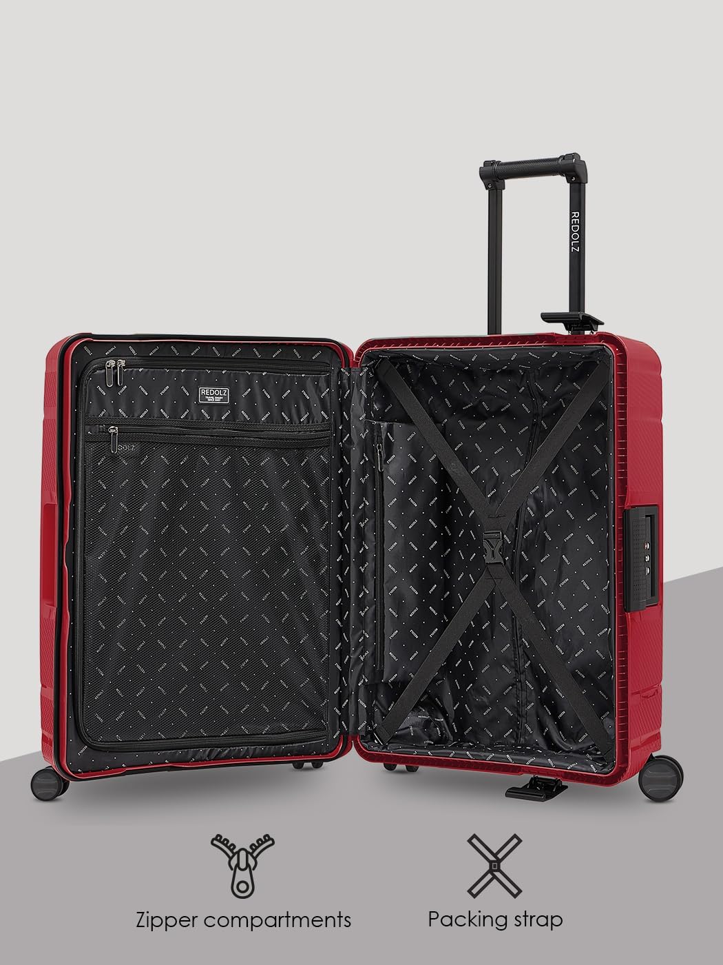 3-teiliges Kofferset Essentials, Classic Red Kofferset (3-teilig)